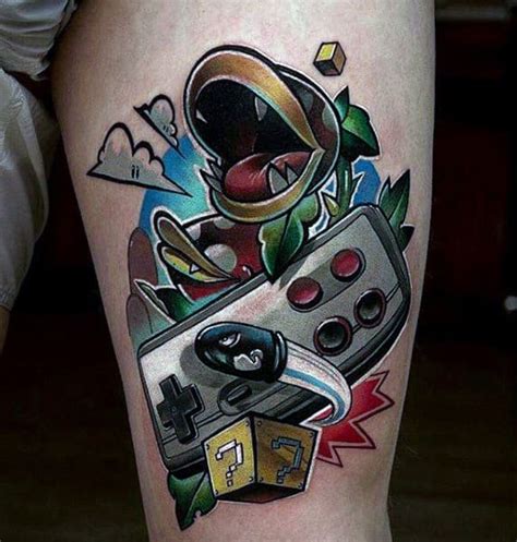 Video Game Tattoos For Men Gamer Tattoo Ideas For Guys