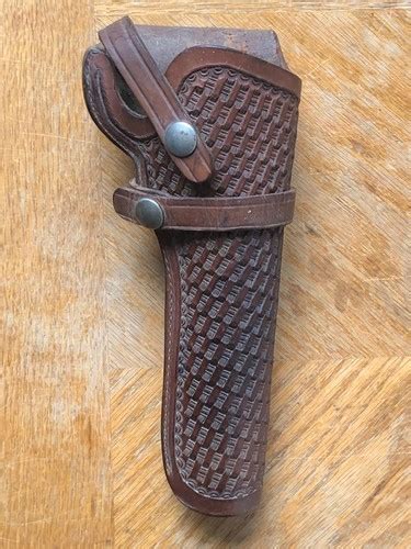 Viking Basket Weave 68 Leather Holster Ruger Single Six Colt Saa 6