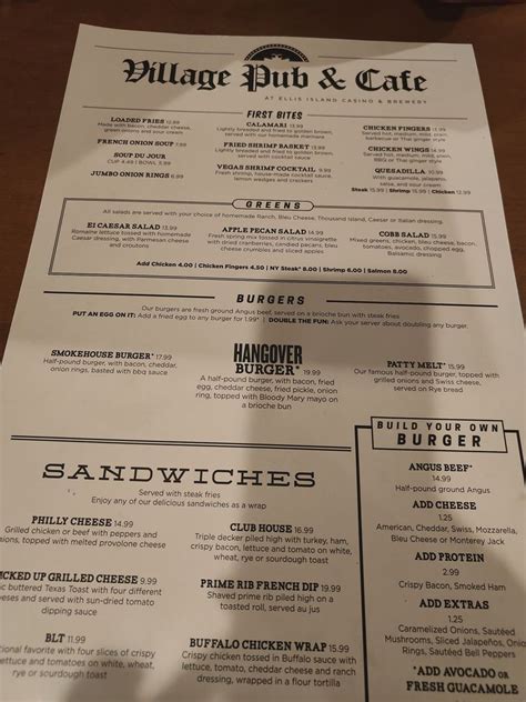 Village Pub Menu Menu For Village Pub Swedesboro Swedesboro Village Pub Menu Menu For Village Pub Swedesboro Swedesboro