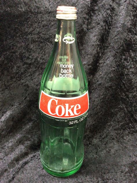 Vintage 1970S 32Oz Green Glass Coca Cola Mercari