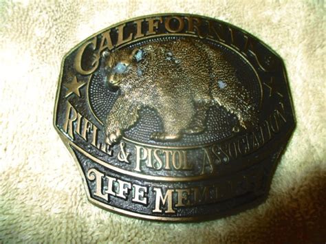 Vintage California Rifle And Pistol Association Life Member Heavy Solid Brass Buckle Etsy Vintage California Rifle And Pistol Association Life Member Heavy Solid Brass Buckle Etsy