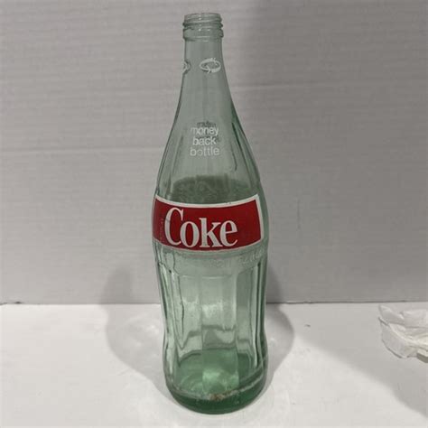 Vintage Coca Cola Coke 12 Tall 32 Fl Oz 1 Quart Old Green Glass Bottle Ebay