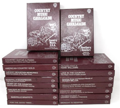 Vintage Country Music Cavalcade 8 Track Lot Of 17 Sets Johnny Cash N Vintage Country Music Cavalcade 8 Track Lot Of 17 Sets Johnny Cash N