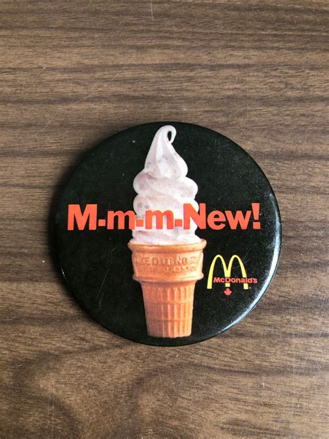 Vintage Mcdonalds Ice Cream Pin Etsy
