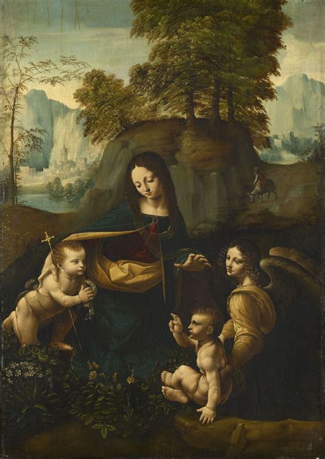 Virgin Of The Rocks By Leonardo Da Vinci Leonardo Made Two Version Of