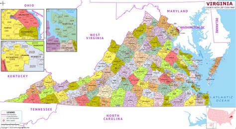 Virginia Zip Code Maps Va Maps Demographics And Zip Codes List Mapofzipcodes