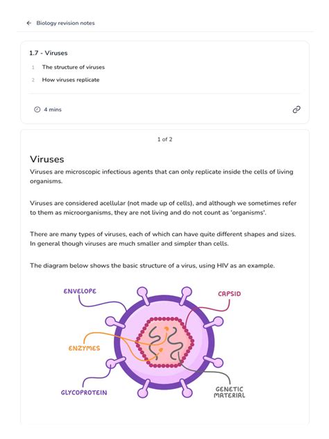 Viruses Revision Cards In A Level And Ib Biology Viruses Revision Cards In A Level And Ib Biology