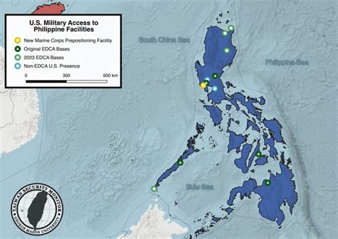 Visualization U S Military Access To Philippine Facilities Taiwan Security Monitor