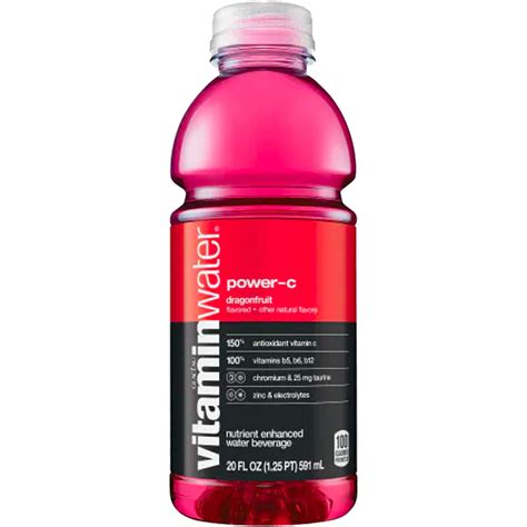 Vitamin Water Dragonfruit Power C Water 20 Fo Pack Of 6 Shelhealth