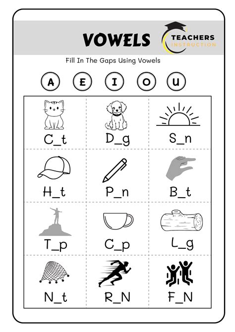 Vowels And Consonants Posters And Worksheets Kindergarten Phonics