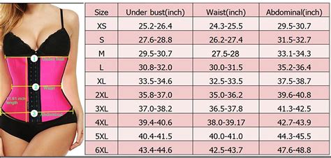 Waist Trainer Size Chart What Size Waist Trainer Should I Get