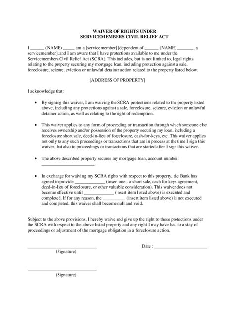 Waiver Of Rights And Protections Afford Under Form Fill Online Printable Fillable Blank Pdffiller