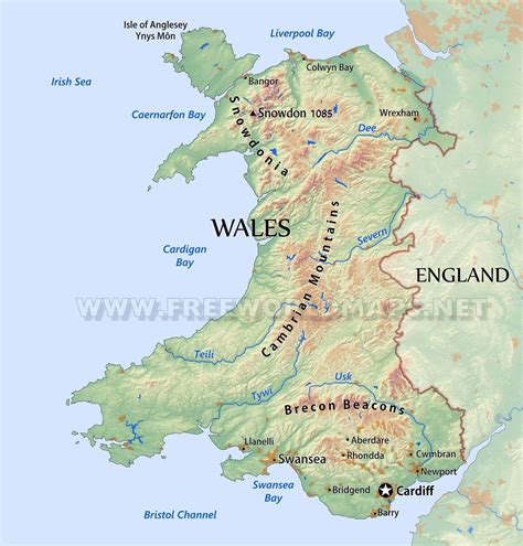 Wales Map