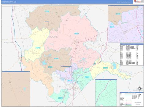 Wall Maps Of Moore County North Carolina Marketmaps Com Wall Maps Of Moore County North Carolina Marketmaps Com