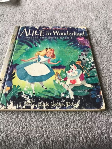 Walt Disney S Alice In Wonderland Meets The White Rabbit Etsy