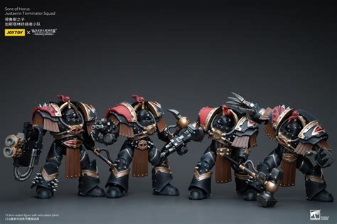 Warhammer The Horus Heresy Sons Of Horus Justaerin Terminator Squad Justaerin With Thunder Hammer 1 18 Scale Action Figure
