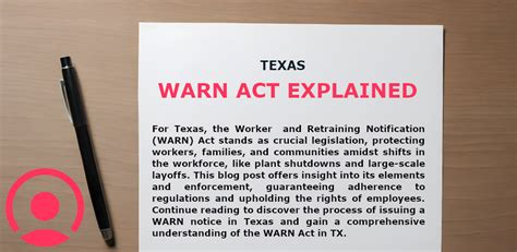 Understanding the Impact of Warn Notice Texas on Your Property Rights