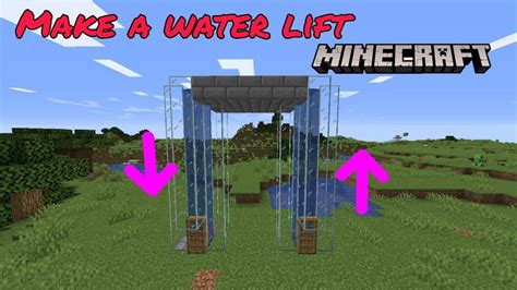 Water Lift Minecraft