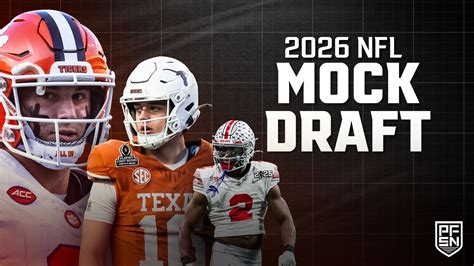 Way Too Early 2026 Nfl Mock Draft 2 0 Five Qbs Land In Top 10