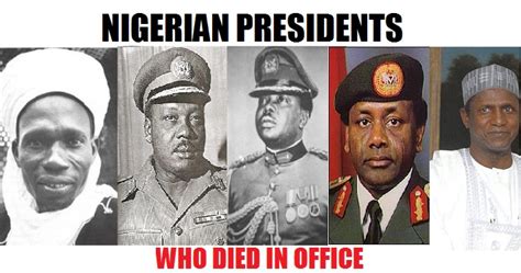Welcome To Naijacrowd List Of Nigerian Leaders That Died In Office Welcome To Naijacrowd List Of Nigerian Leaders That Died In Office