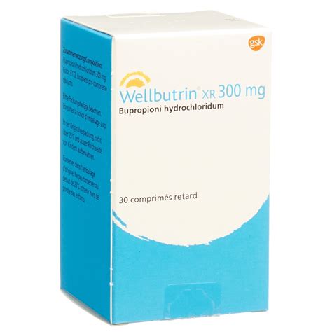 Wellbutrin Xr Ret Tabl 300 Mg Ds 30 Stk Sun Store Apotheke