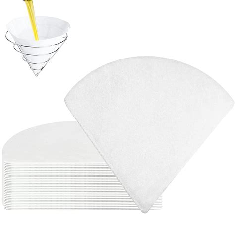 Welpettie Fryer Oil Filter Cones 30 Pcs Cooking Oil Filters Bacon Grease Strainer Maple Syrup Kitchen Tool Walmart Com