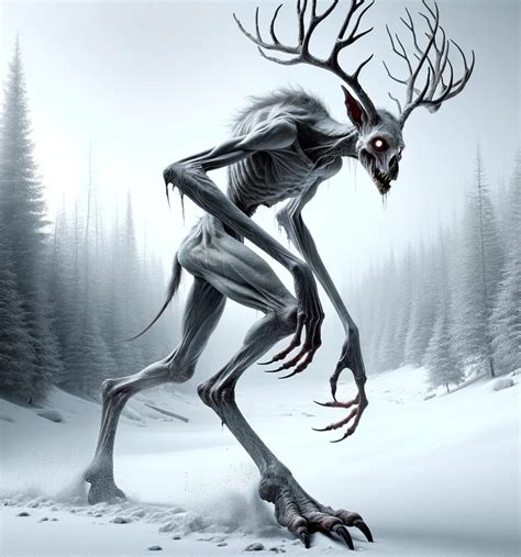 Wendigo Cannibalistic Malevolent Creature Of Folklore Wendigo Cannibalistic Malevolent Creature Of Folklore