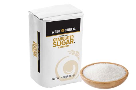 West Creek Extra Fine Granulated Cane Sugar