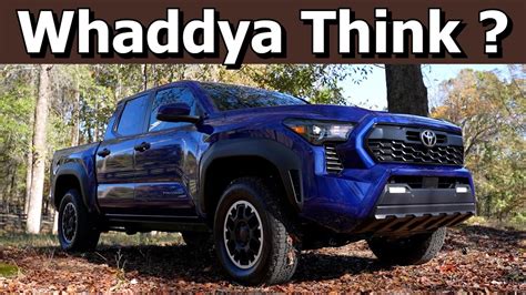 Whaddya Think Of The New Tacoma Review