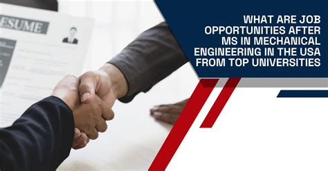 What Are Job Opportunities After Ms In Mechanical Engineering In The Usa From Top Universities Ambitio What Are Job Opportunities After Ms In Mechanical Engineering In The Usa From Top Universities Ambitio