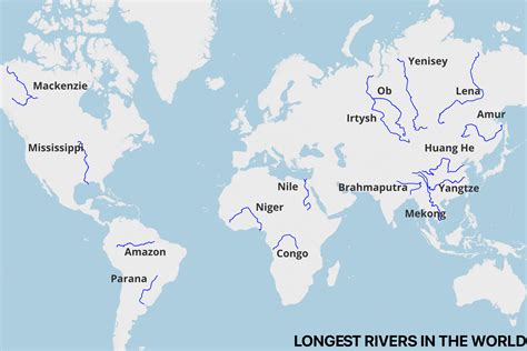What Are The Longest Rivers In The World