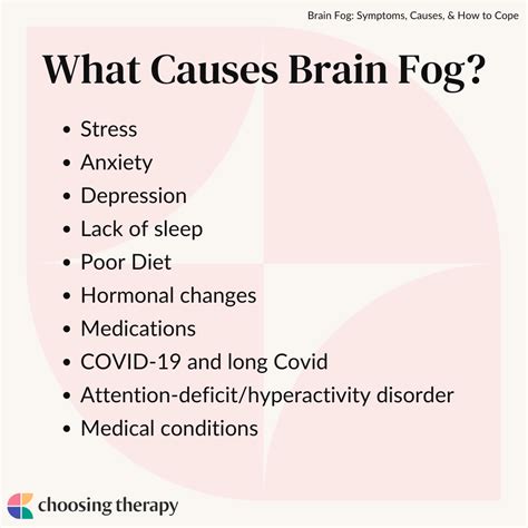 5 Causes Brain Fog