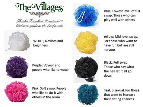 What Do The Loofah Colors Mean In The Villages