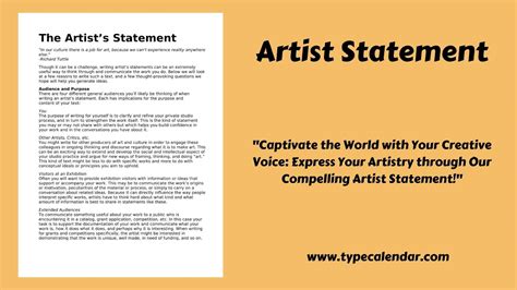 What Does A Brief Artist Statement Mean The Curator Is Asking For A Few Words About Your Process Your Intentions In Making The Piece And Your Methods And Materials How Does The