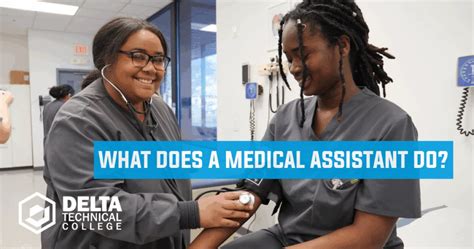 What Does A Medical Assistant Do Delta Technical College