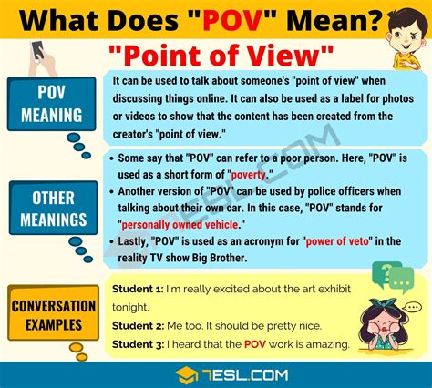 5 Ways POV Means