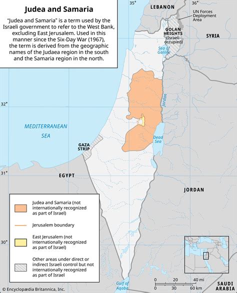 What Does The Term Judea And Samaria Mean History Israel West Bank Map Britannica What Does The Term Judea And Samaria Mean History Israel West Bank Map Britannica