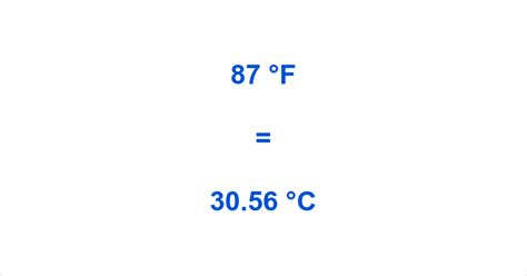 What Is 87 F In Celsius What Is 87 F In Celsius