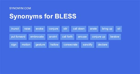 What Is Another Word For Bless Bless Synonyms Antonyms And