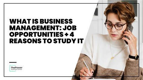 What Is Business Management Job Opportunities 4 Reasons To Study It