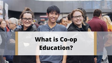 What Is Co Op Education Youtube