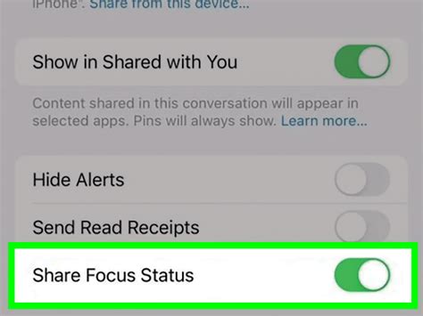 What Is Share Focus Status And How To Use It Iphone Amp Ipad