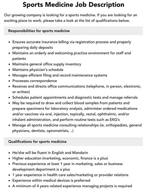 What Is Sports Medicine With Jobs Salaries And Skills Indeed Com Singapore