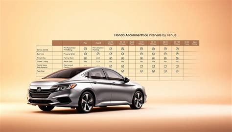 What Is The Honda Accord Maintenance Schedule Mentor Oh