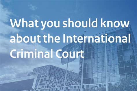 What Is The International Criminal Court Icc News Item Government Nl