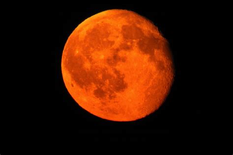What Makes The Moon Look Orange Wonderopolis