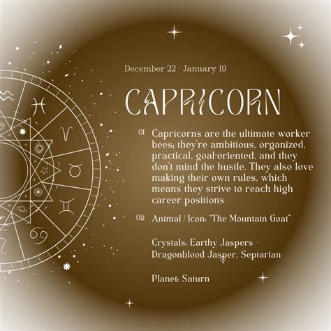 What Month Is The Capricorn