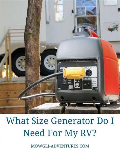 What Size Generator Do I Need To Power An Rv