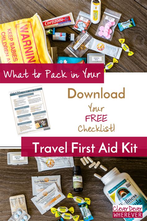 What To Pack In A Travel First Aid Kit Cleverdever Wherever What To Pack In A Travel First Aid Kit Cleverdever Wherever