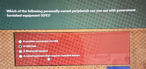 Top Owned Peripherals